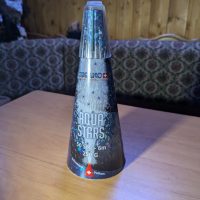 Schweizer Supervulkan Aqua Stars / No.10 Silber- Blau